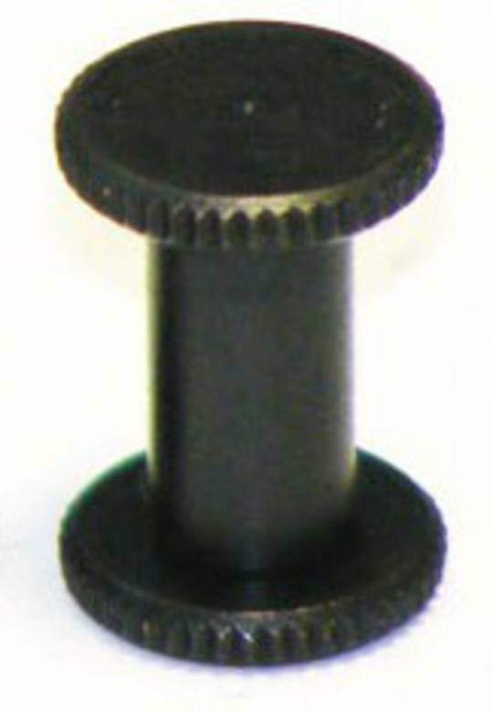 10mm long Black Knurled Interscrew